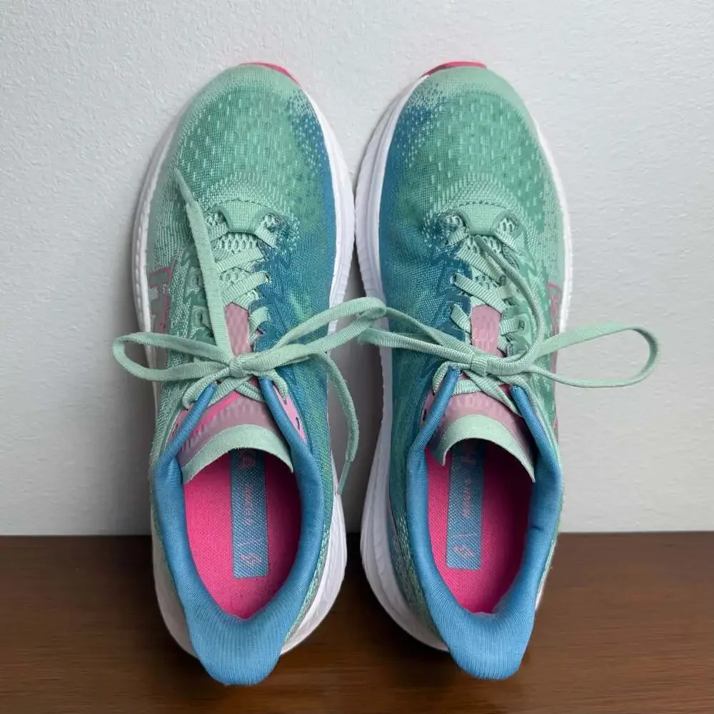 Hoka Mach 6 Jadeite/Alpine Blue Women's Running Shoes US Size 8.5B